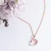 Beautiful Necklace and Earrings Set, Floral Necklace, Bridal Wreath Earrings - Image 5