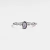Oval Cut Natural Amethyst Ring - Image 3